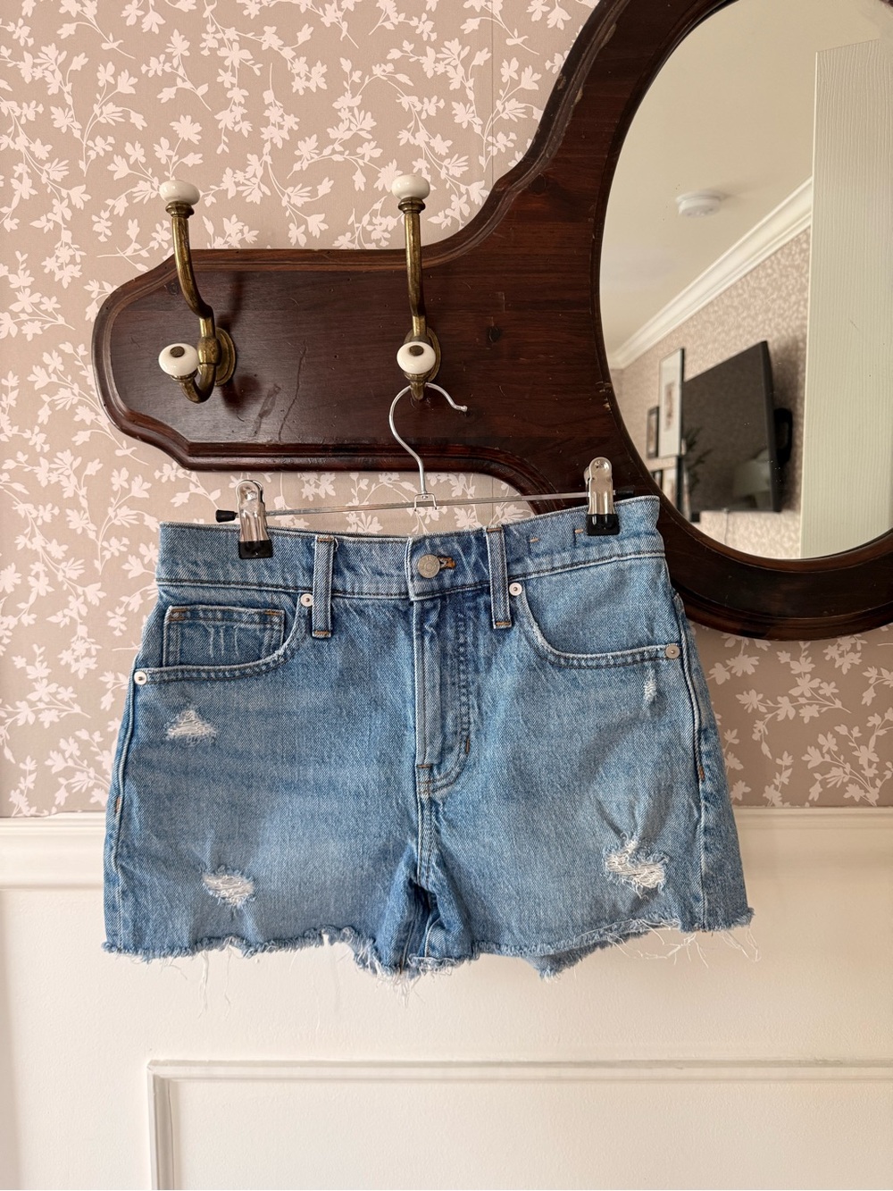 Madewell Distressed Denim Shorts
